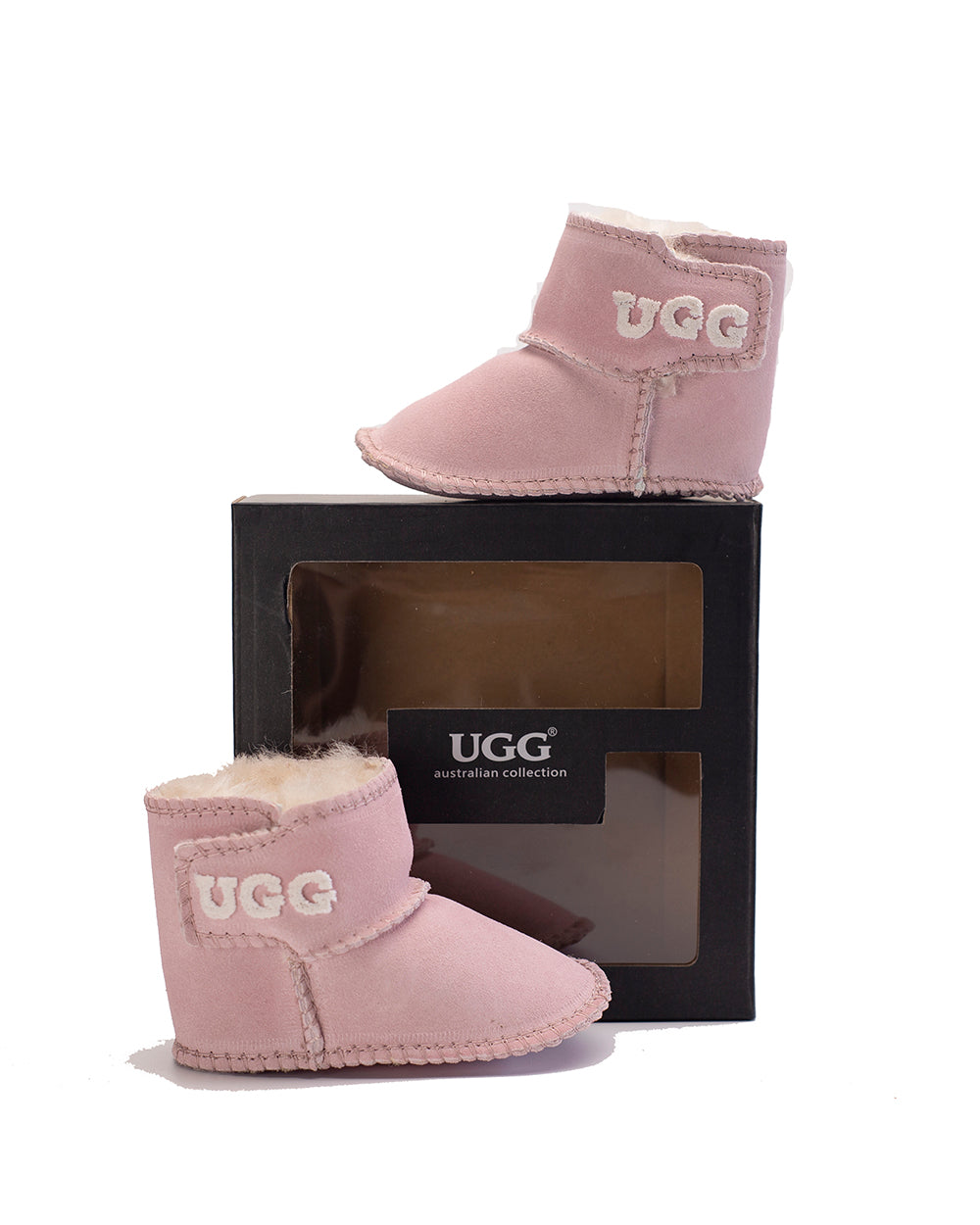 Baby UGG Embroidered Logo Booties
