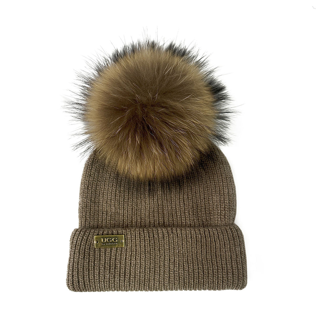 Mitchell-Y Pom Pom UGG Beanies 4P - UGG Specialist Australia