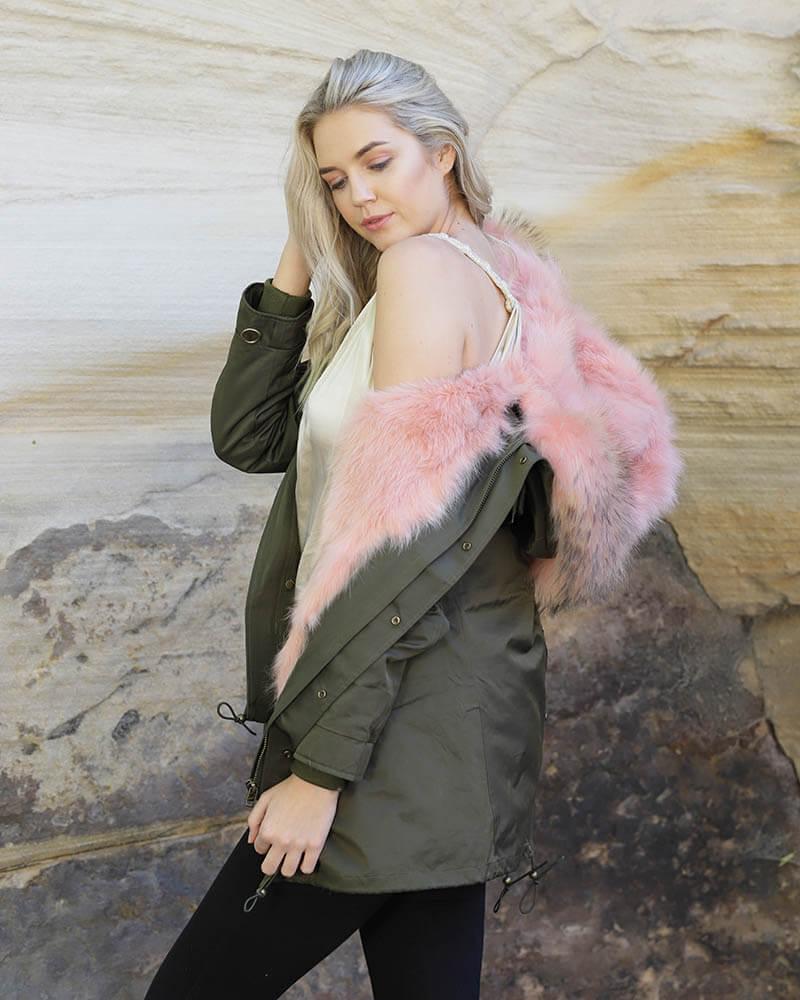 Parka Jacket Green Husky - Women Secondary image
