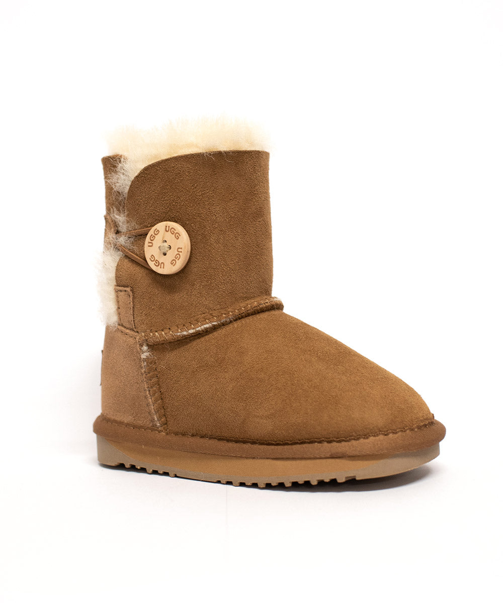 Classic Short Button Boots- Kids Secondary image