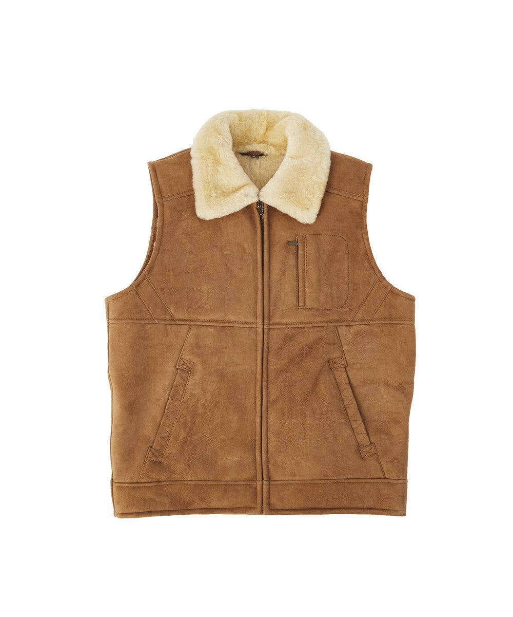 Double Face Sheepskin Vest - Men Secondary image